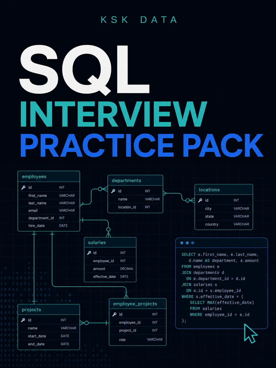 SQL Interview Practice Pack cover